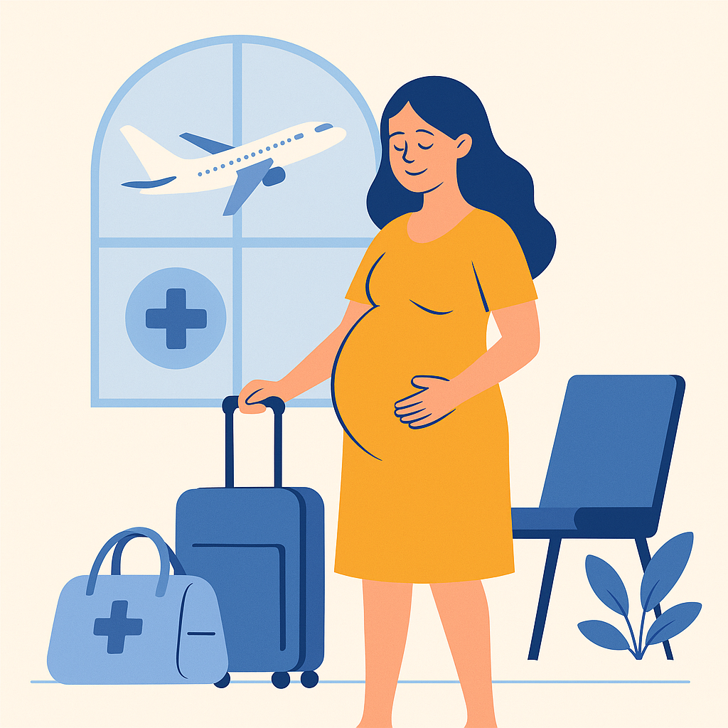 Imagem do artigo Direitos de gestantes ao viajar de avião