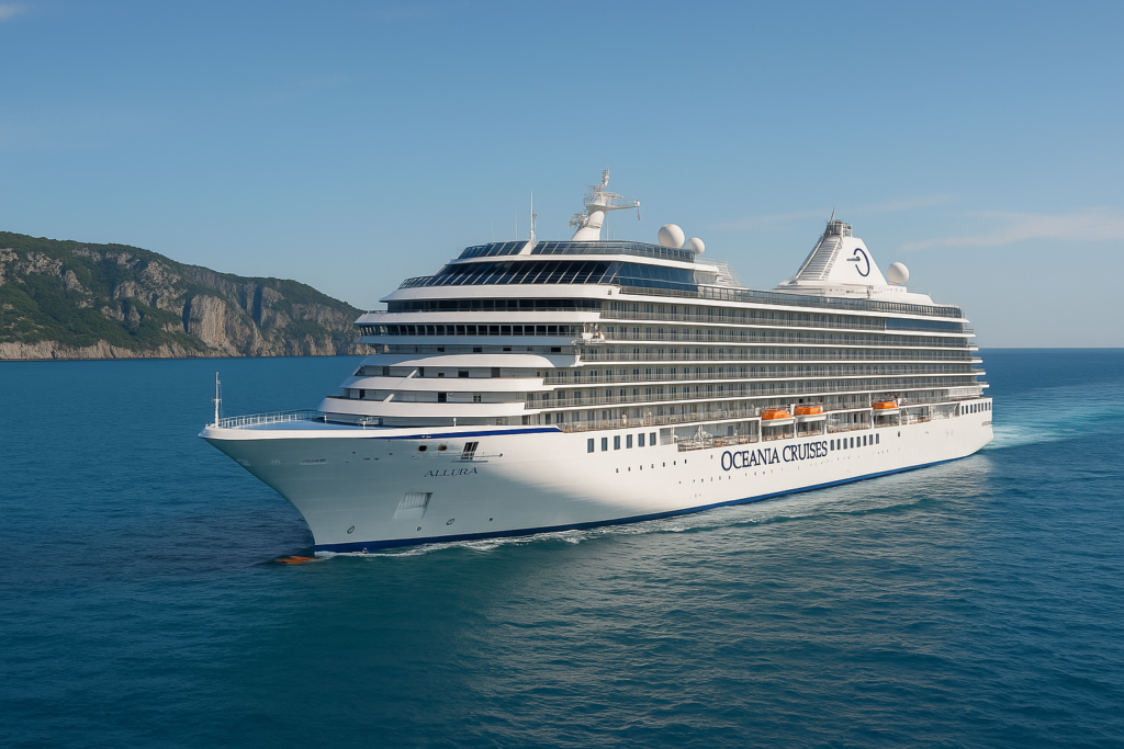 Imagem do artigo Oceania Cruises lança navio Allura no Mar Adriático com foco em luxo e gastronomia