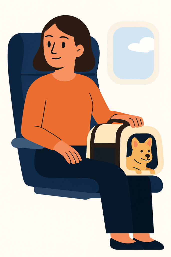 Imagem do artigo Como viajar com cães pequenos na cabine: regras, documentos e cuidados essenciais