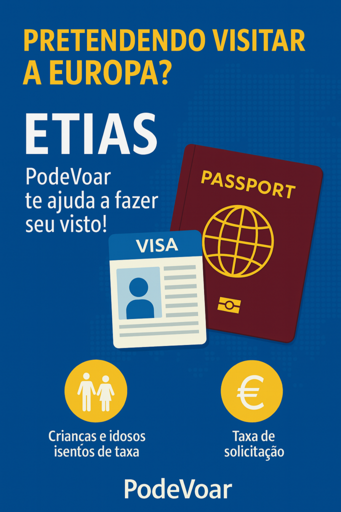 Imagem relacionada ao artigo A partir de 2026 você precisará pagar 20 euros para preencher o ETIAS e entrar na Europa. Crianças e idosos serão isentos.