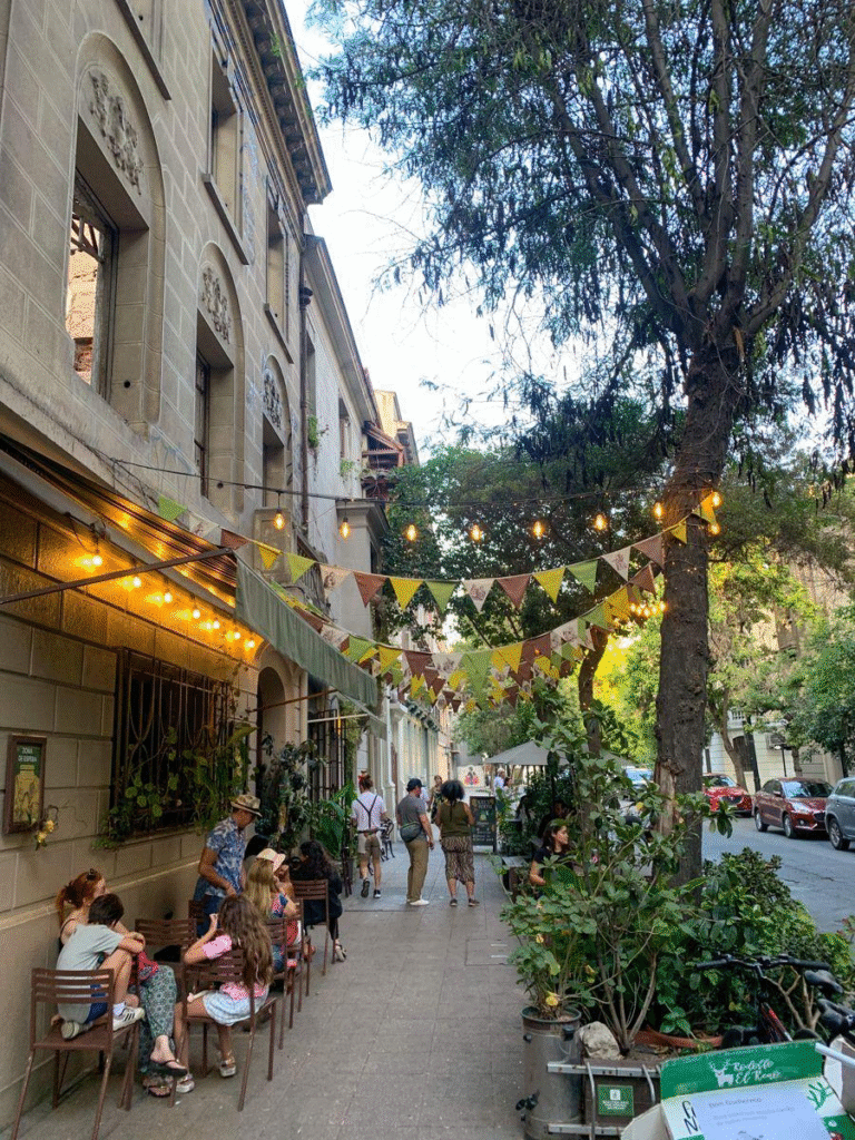 Restaurantes e vida de bairro em Santiago do Chile