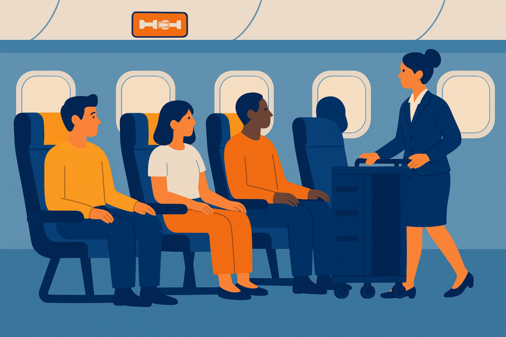 Imagem relacionada ao artigo O que a tripulação realmente faz durante a turbulência