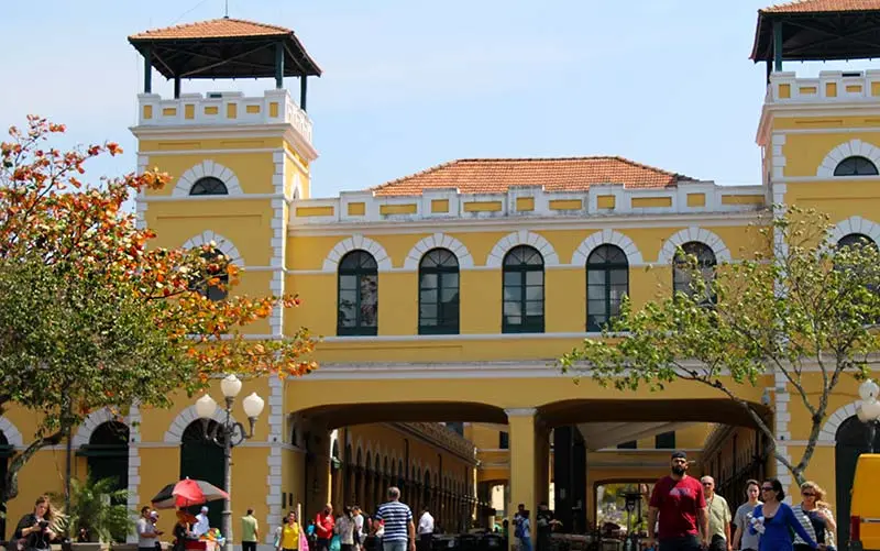 Fachada histórica do Mercado Público de Florianópolis