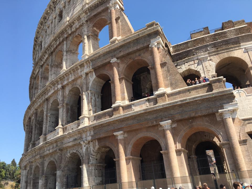 Coliseu em Roma, um dos ícones europeus da travessia transatlântica