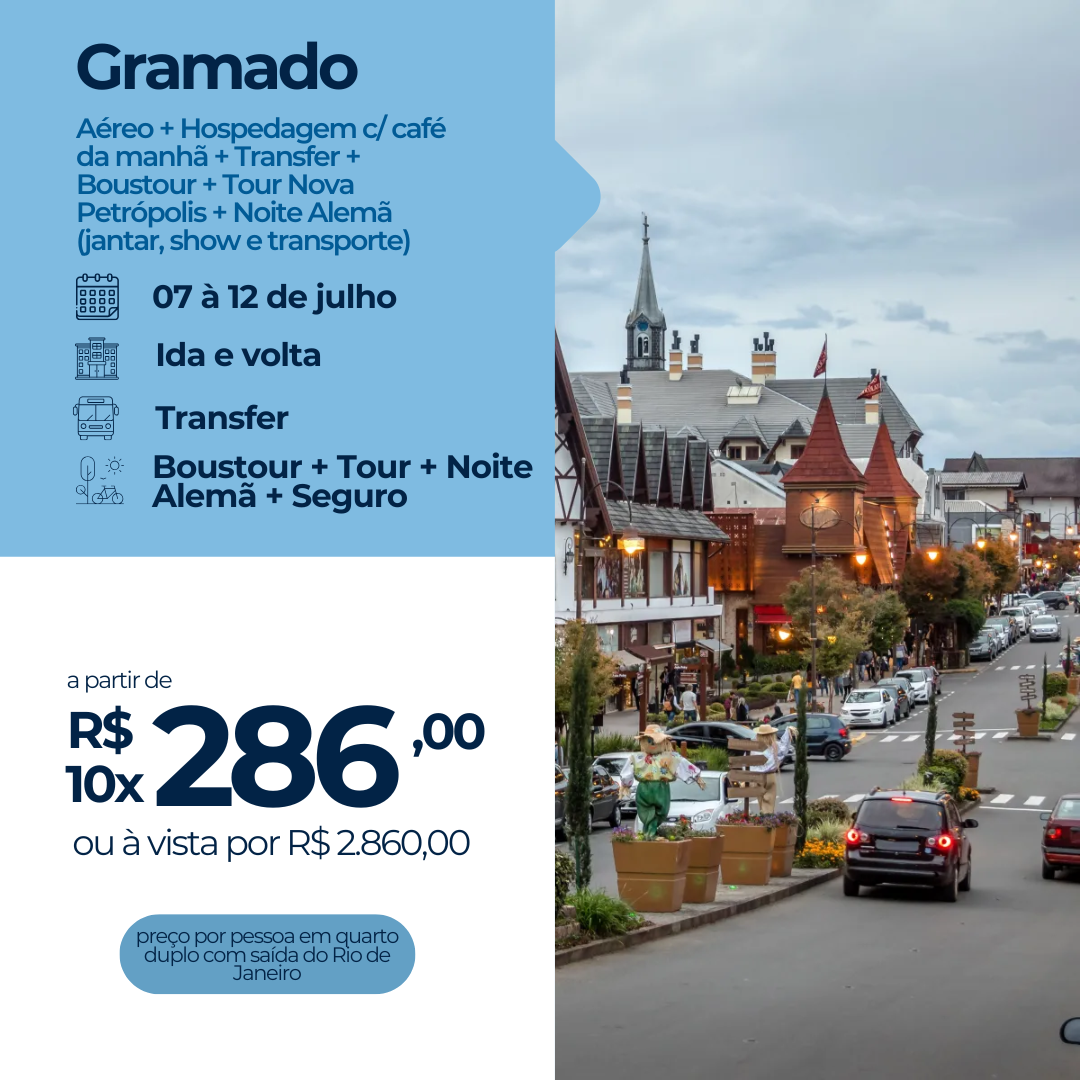 Pacote para Gramado